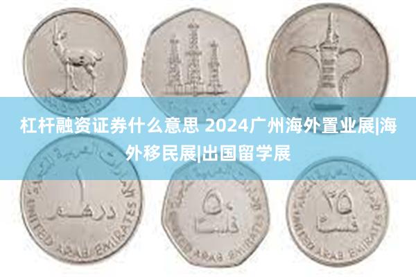 杠杆融资证券什么意思 2024广州海外置业展|海外移民展|出国留学展