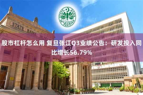 股市杠杆怎么用 复旦张江Q3业绩公告：研发投入同比增长56.79%