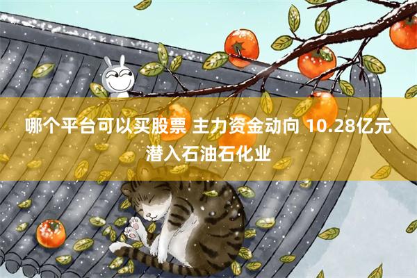 哪个平台可以买股票 主力资金动向 10.28亿元潜入石油石化业