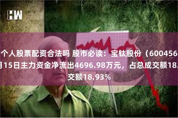 个人股票配资合法吗 股市必读：宝钛股份（600456）5月1